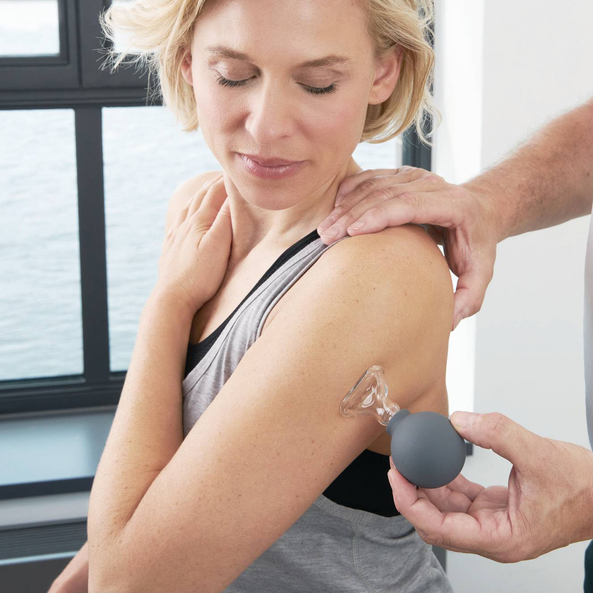 PINOFIT Massage Cups made of glass set (4 pieces)